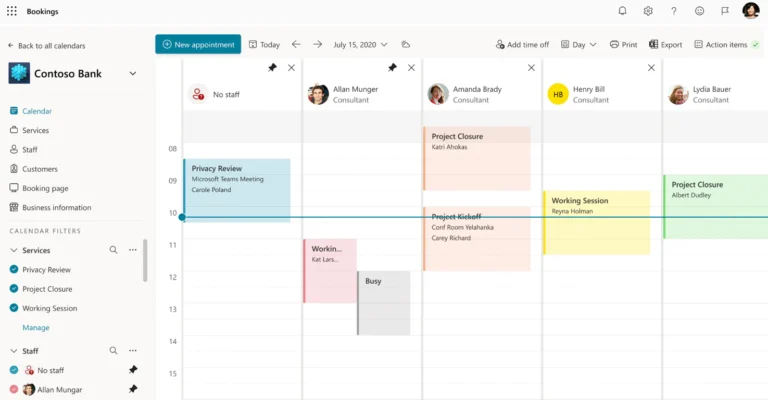 Simplifique la programación para ahorrar tiempo con Microsoft Bookings